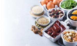 Alimentos con hierro para niños fuertes