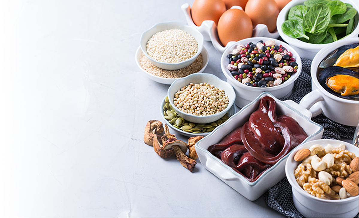 Alimentos con hierro para niños fuertes