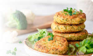 Torrejitas de avena y brócoli